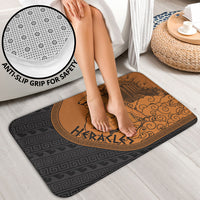 Greek Mythology Heracles Bathroom Set Nemean Lion Pegasus Classical Art Greek Key Pattern