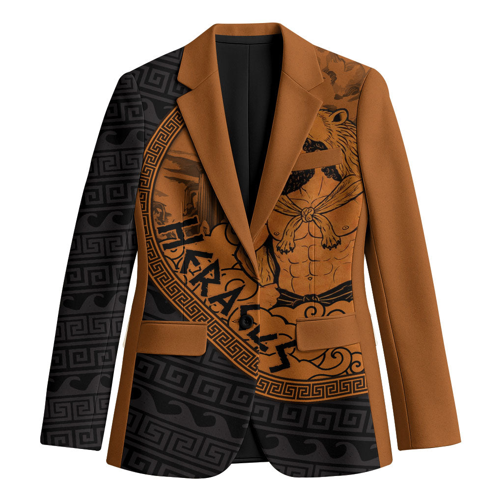 Greek Mythology Heracles Blazer Nemean Lion Pegasus Classical Art Greek Key Pattern