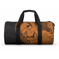 Greek Mythology Heracles Duffle Bag Nemean Lion Pegasus Classical Art Greek Key Pattern
