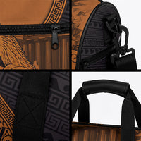 Greek Mythology Heracles Duffle Bag Nemean Lion Pegasus Classical Art Greek Key Pattern