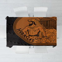 Greek Mythology Heracles Tablecloth Nemean Lion Pegasus Classical Art Greek Key Pattern