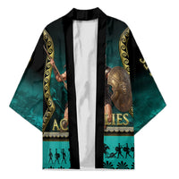 Achilles Greek Warrior Kimono Ancient Mythology Battle Graphic