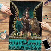 Achilles Greek Warrior Puzzle Ancient Mythology Battle Graphic