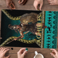 Achilles Greek Warrior Puzzle Ancient Mythology Battle Graphic