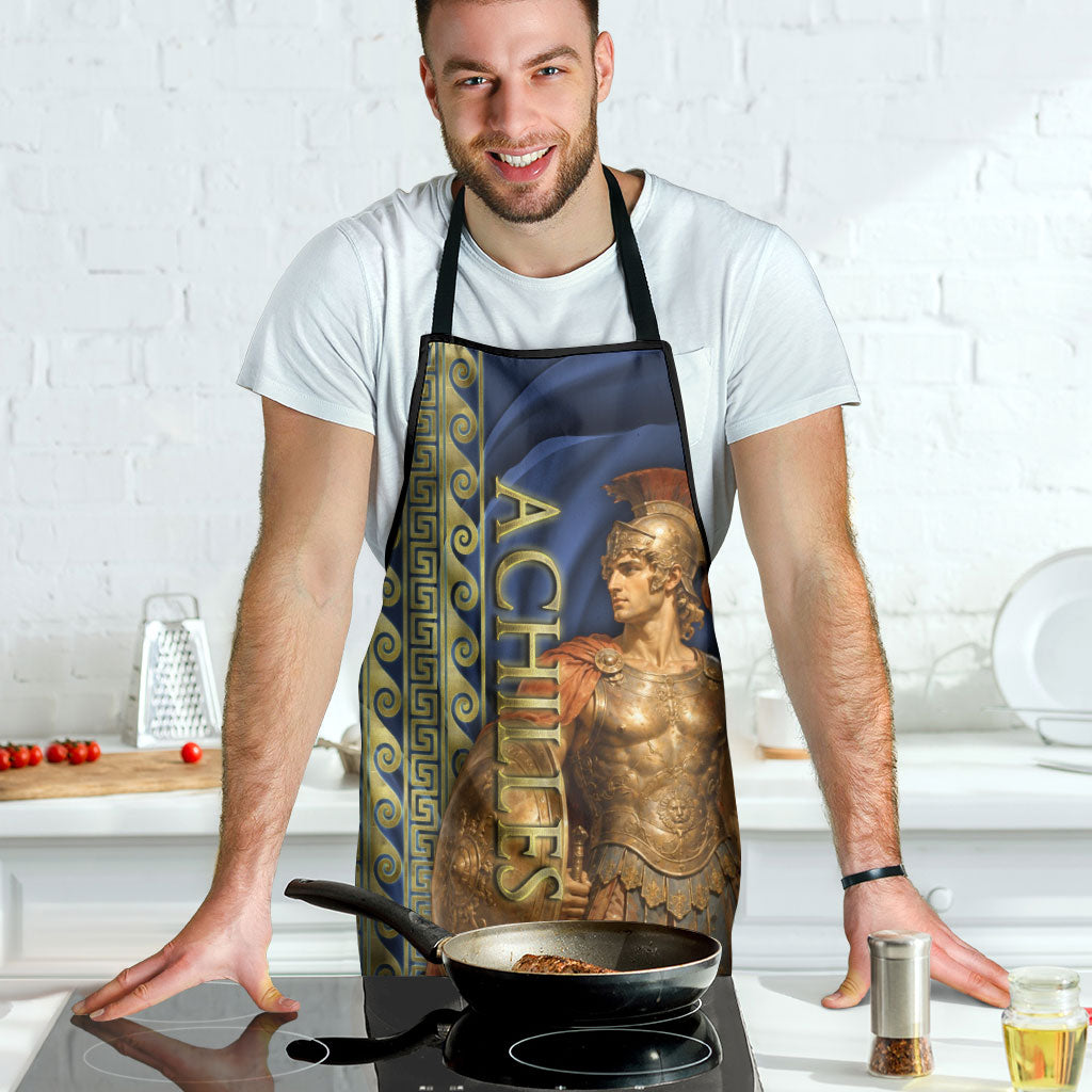 Achilles Greek Mythology Apron Ancient Greece Warrior Trojan War Legend Classical Art