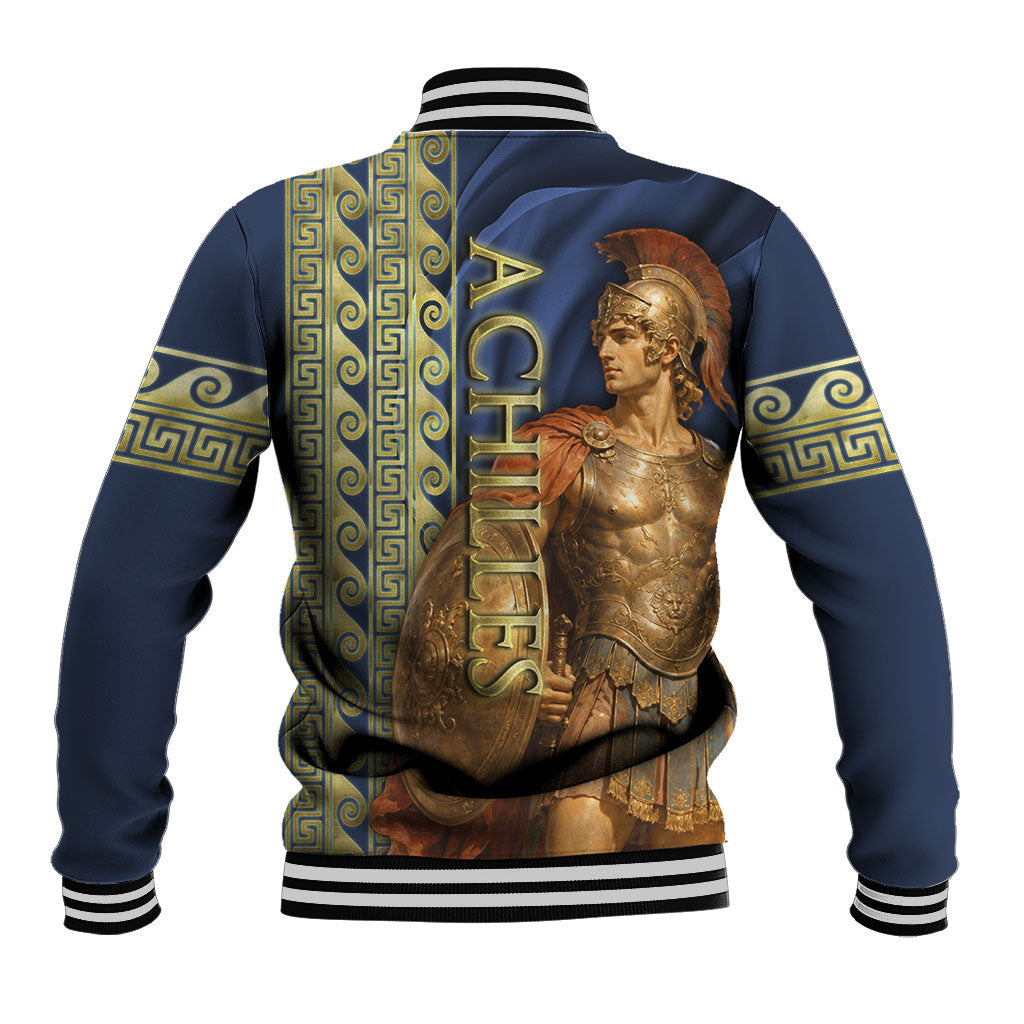 Achilles Greek Mythology Baseball Jacket Ancient Greece Warrior Trojan War Legend Classical Art