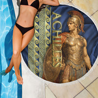 Achilles Greek Mythology Beach Blanket Ancient Greece Warrior Trojan War Legend Classical Art
