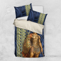 Achilles Greek Mythology Bedding Set Ancient Greece Warrior Trojan War Legend Classical Art