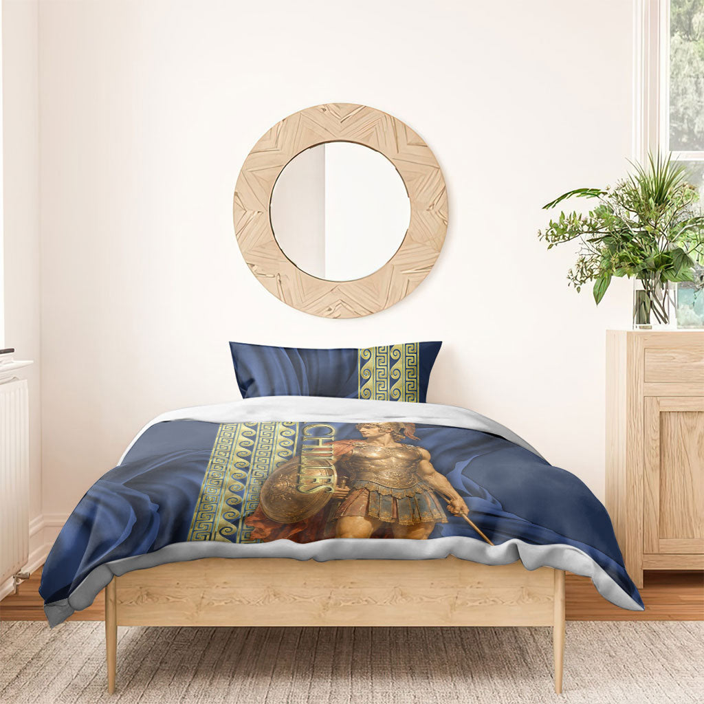 Achilles Greek Mythology Bedding Set Ancient Greece Warrior Trojan War Legend Classical Art