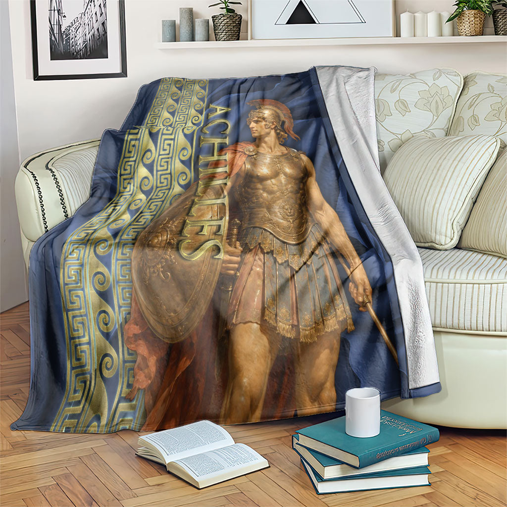 Achilles Greek Mythology Blanket Ancient Greece Warrior Trojan War Legend Classical Art