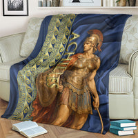 Achilles Greek Mythology Blanket Ancient Greece Warrior Trojan War Legend Classical Art