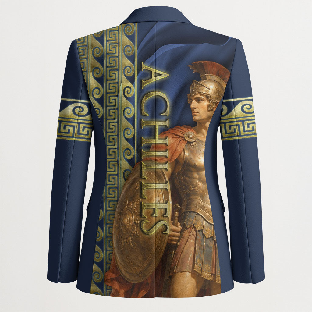 Achilles Greek Mythology Blazer Ancient Greece Warrior Trojan War Legend Classical Art