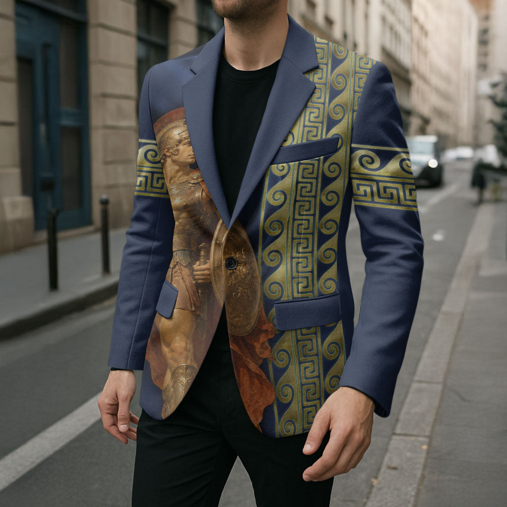 Achilles Greek Mythology Blazer Ancient Greece Warrior Trojan War Legend Classical Art
