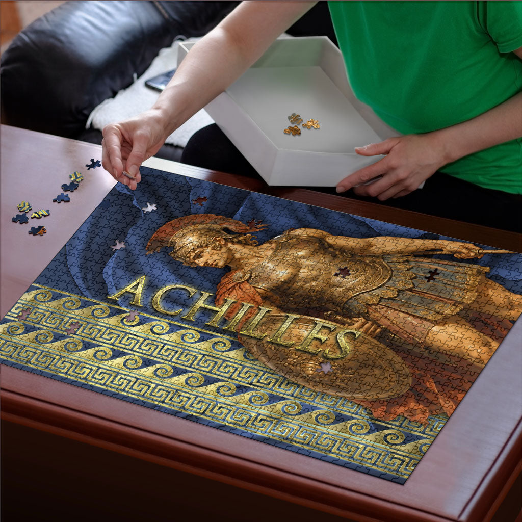 Achilles Greek Mythology Puzzle Ancient Greece Warrior Trojan War Legend Classical Art