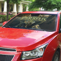Perseus Greek Mythology Auto Sun Shade Ancient Greece Warrior Legend Pegasus Classical Art