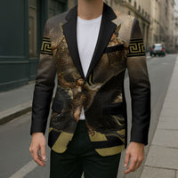 Perseus Greek Mythology Blazer Ancient Greece Warrior Legend Pegasus Classical Art