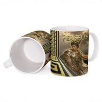 Perseus Greek Mythology Ceramic Mug Ancient Greece Warrior Legend Pegasus Classical Art