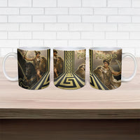 Perseus Greek Mythology Ceramic Mug Ancient Greece Warrior Legend Pegasus Classical Art