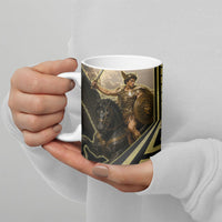 Perseus Greek Mythology Ceramic Mug Ancient Greece Warrior Legend Pegasus Classical Art