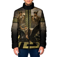 Perseus Greek Mythology Padded Jacket Ancient Greece Warrior Legend Pegasus Classical Art