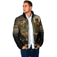 Perseus Greek Mythology Padded Jacket Ancient Greece Warrior Legend Pegasus Classical Art