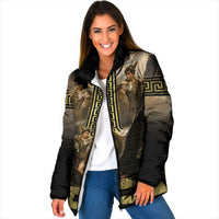 Perseus Greek Mythology Padded Jacket Ancient Greece Warrior Legend Pegasus Classical Art