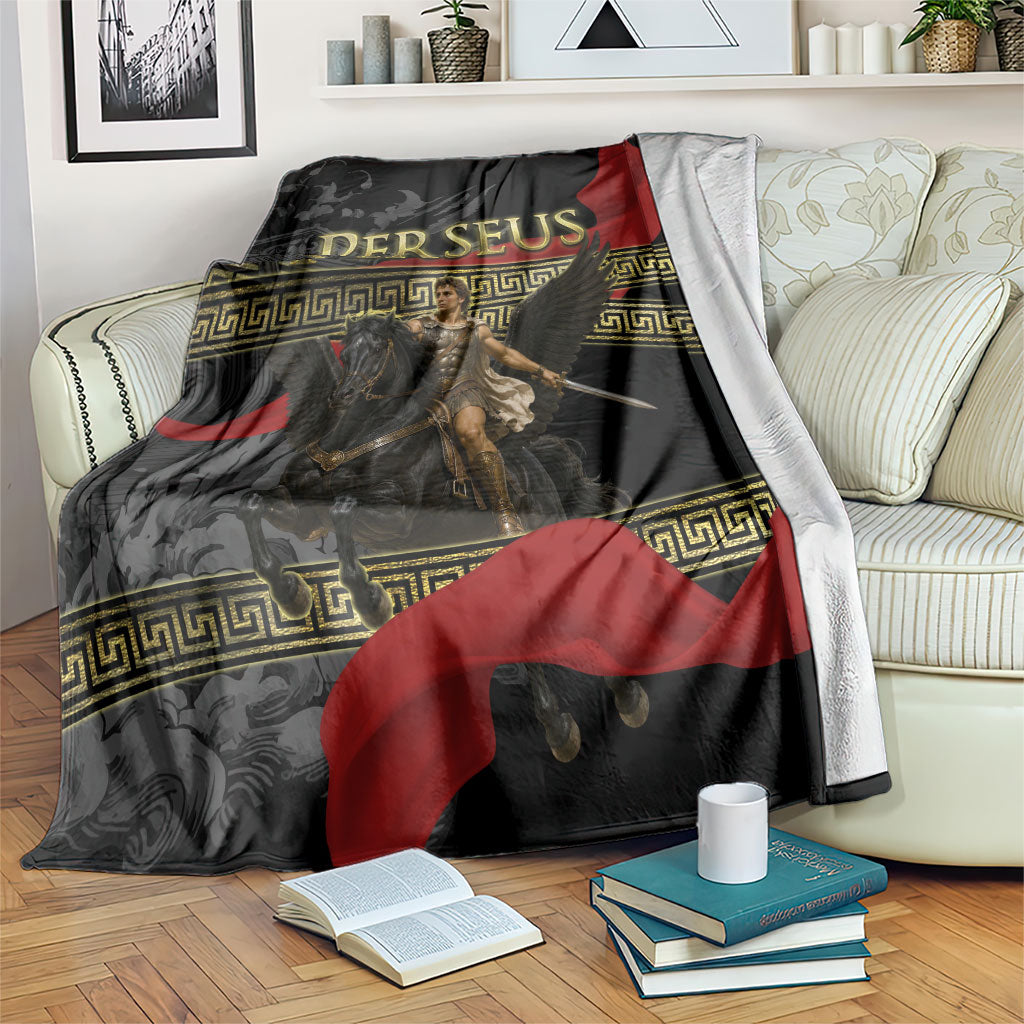 Perseus Greek Mythology Blanket Ancient Greece Warrior Pegasus Legend Classical Art