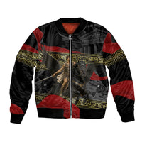 Perseus Greek Mythology Bomber Jacket Ancient Greece Warrior Pegasus Legend Classical Art
