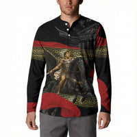 Perseus Greek Mythology Button Sweatshirt Ancient Greece Warrior Pegasus Legend Classical Art