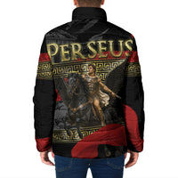 Perseus Greek Mythology Padded Jacket Ancient Greece Warrior Pegasus Legend Classical Art