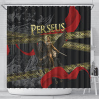 Perseus Greek Mythology Shower Curtain Ancient Greece Warrior Pegasus Legend Classical Art