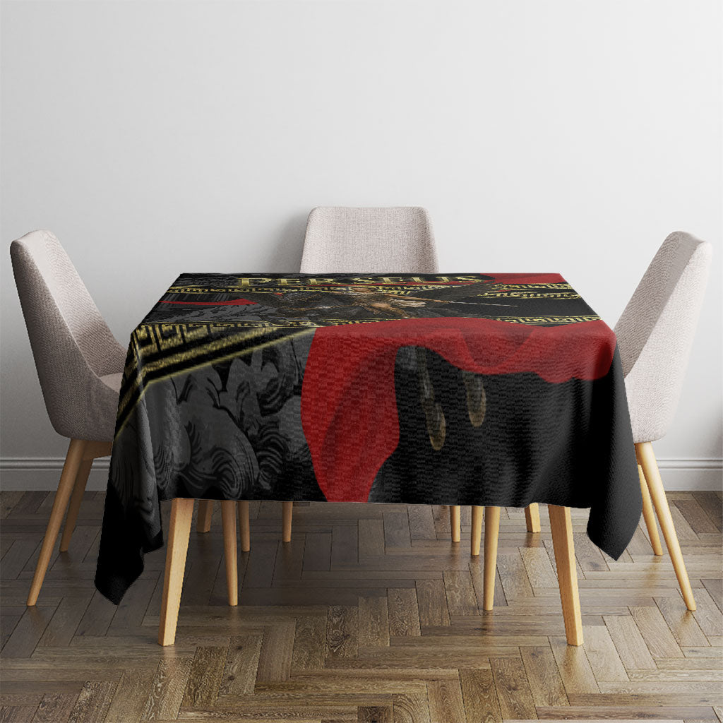 Perseus Greek Mythology Tablecloth Ancient Greece Warrior Pegasus Legend Classical Art