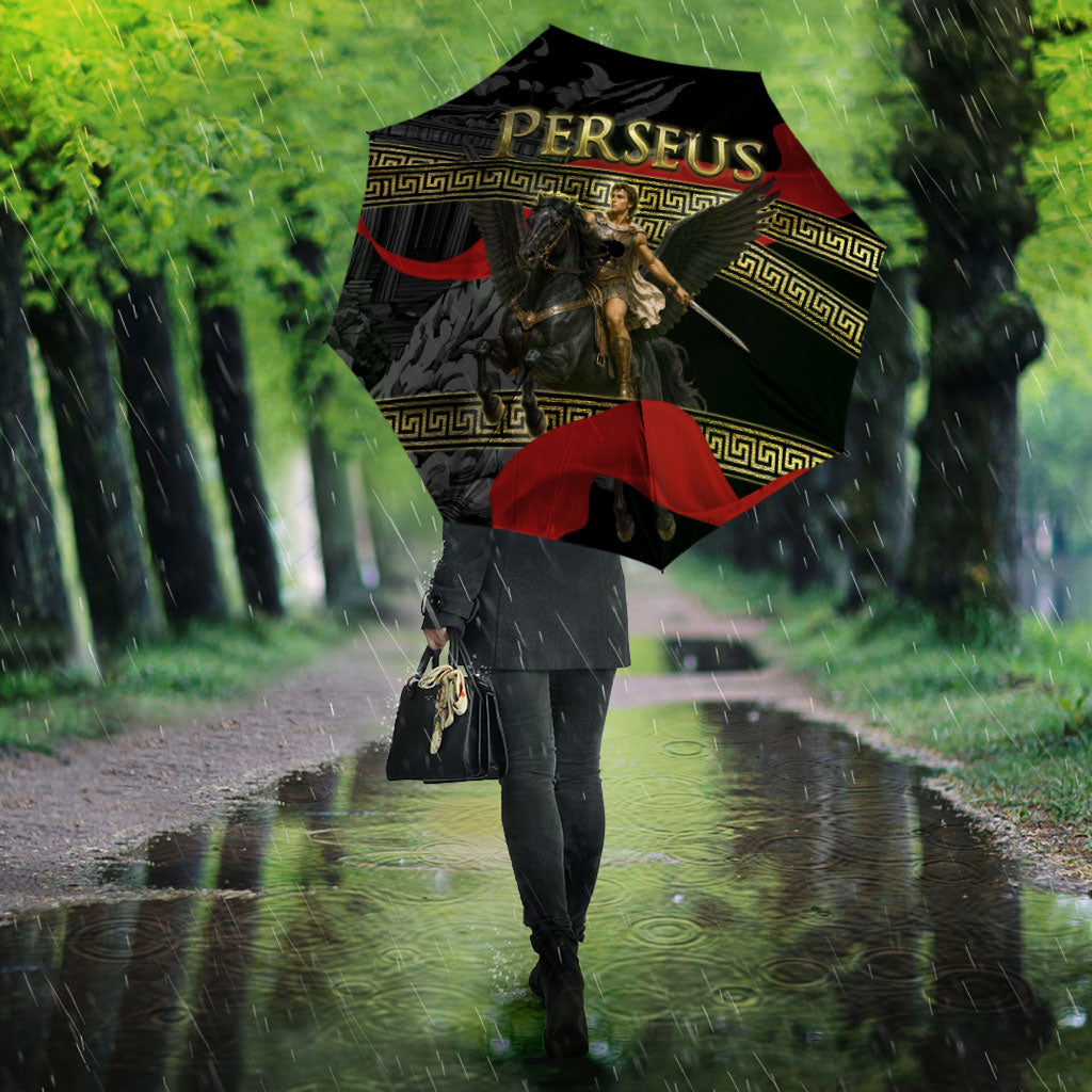 Perseus Greek Mythology Umbrella Ancient Greece Warrior Pegasus Legend Classical Art