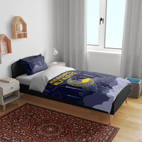 Mevlid Kandili Islamic Mosque Crescent Bedding Set Islamic Floral Pattern Crescent Moon Night