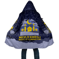 Mevlid Kandili Islamic Mosque Crescent Cloak Islamic Floral Pattern Crescent Moon Night