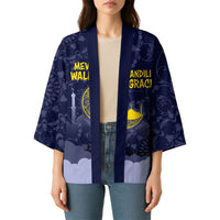 Mevlid Kandili Islamic Mosque Crescent Kimono Islamic Floral Pattern Crescent Moon Night