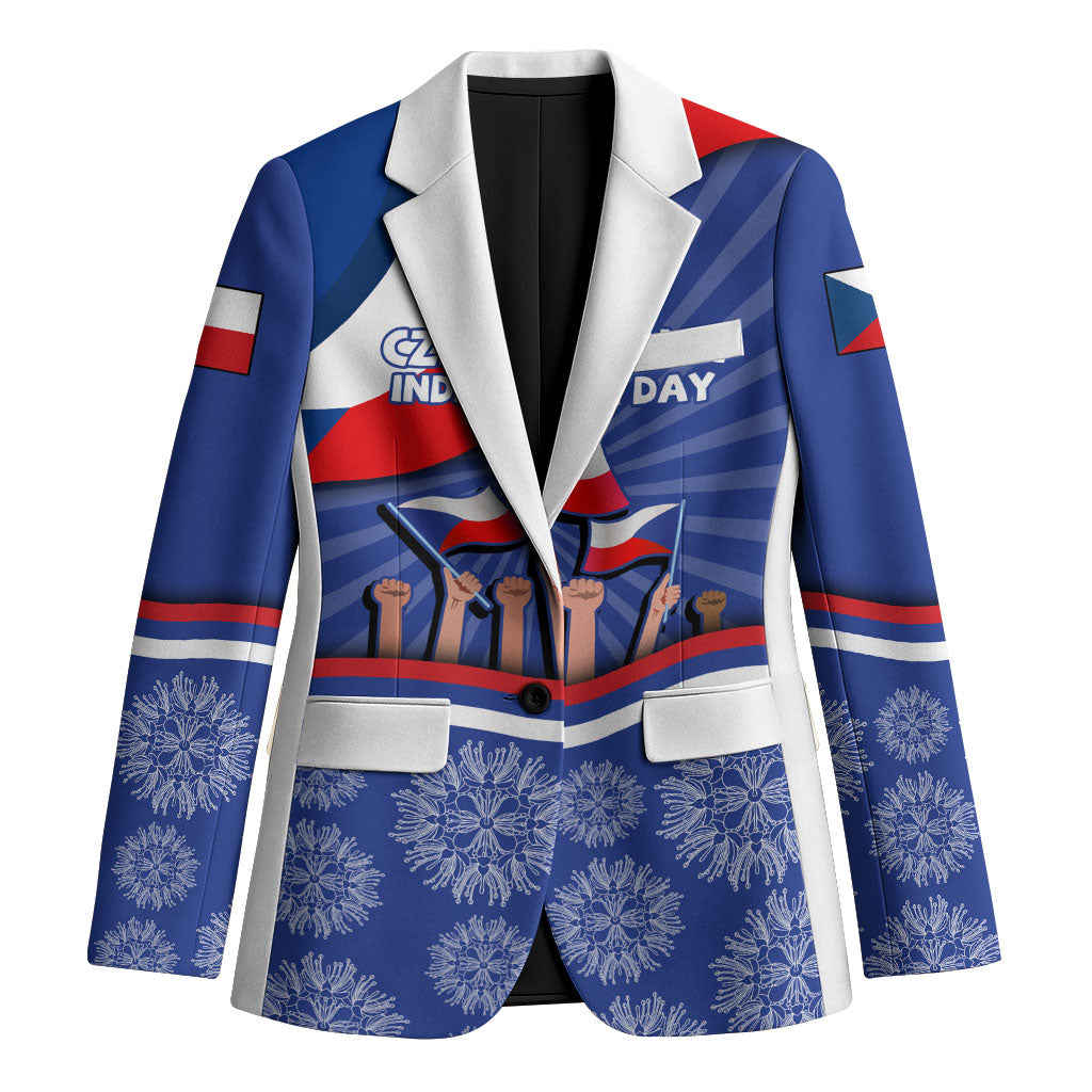 Czech Republic Independence Day Blazer Patriotic Flag Raised Fist Pride