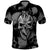 Skull Pattern Polo Shirt I'm Never Alone - My Demon Are With Me 24/7 - Wonder Print Shop