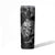 Skull Pattern Skinny Tumbler I'm Never Alone - My Demon Are With Me 24/7