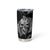 Skull Pattern Tumbler Cup I'm Never Alone - My Demon Are With Me 24/7