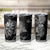 Skull Pattern Tumbler Cup I'm Never Alone - My Demon Are With Me 24/7