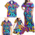 High Feel Skull Family Matching Off Shoulder Maxi Dress and Hawaiian Shirt What Is Heaven - Wonder Print Shop