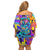 High Feel Skull Family Matching Off Shoulder Short Dress and Hawaiian Shirt What Is Heaven - Wonder Print Shop