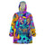 High Feel Skull Wearable Blanket Hoodie What Is Heaven - Wonder Print Shop