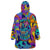 High Feel Skull Wearable Blanket Hoodie What Is Heaven - Wonder Print Shop