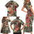 Skull Pattern Family Matching Short Sleeve Bodycon Dress and Hawaiian Shirt Demon Art - Come With Me - Wonder Print Shop