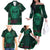 Technology Skull Family Matching Off Shoulder Long Sleeve Dress and Hawaiian Shirt Warning - Erro 404 - Wonder Print Shop