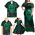 Technology Skull Family Matching Off Shoulder Maxi Dress and Hawaiian Shirt Warning - Erro 404 - Wonder Print Shop