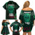 Technology Skull Family Matching Off Shoulder Short Dress and Hawaiian Shirt Warning - Erro 404 - Wonder Print Shop