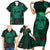 Technology Skull Family Matching Short Sleeve Bodycon Dress and Hawaiian Shirt Warning - Erro 404 - Wonder Print Shop